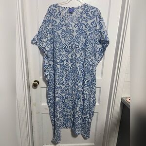 Pine Cone Hill Kaftan Muu Muu  Dress One Size